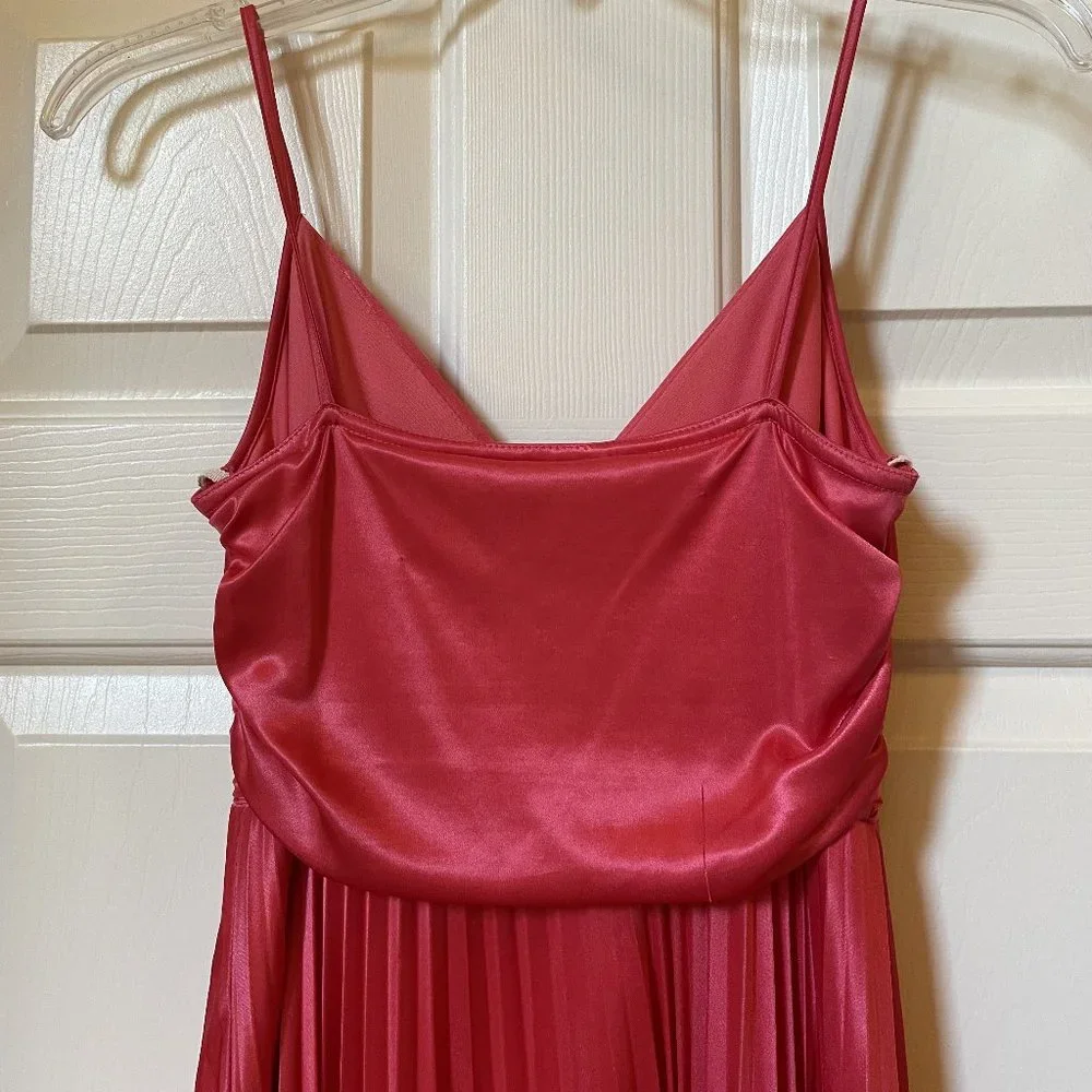 City Triangles Hot Pink striped dress - Picture 7 of 7